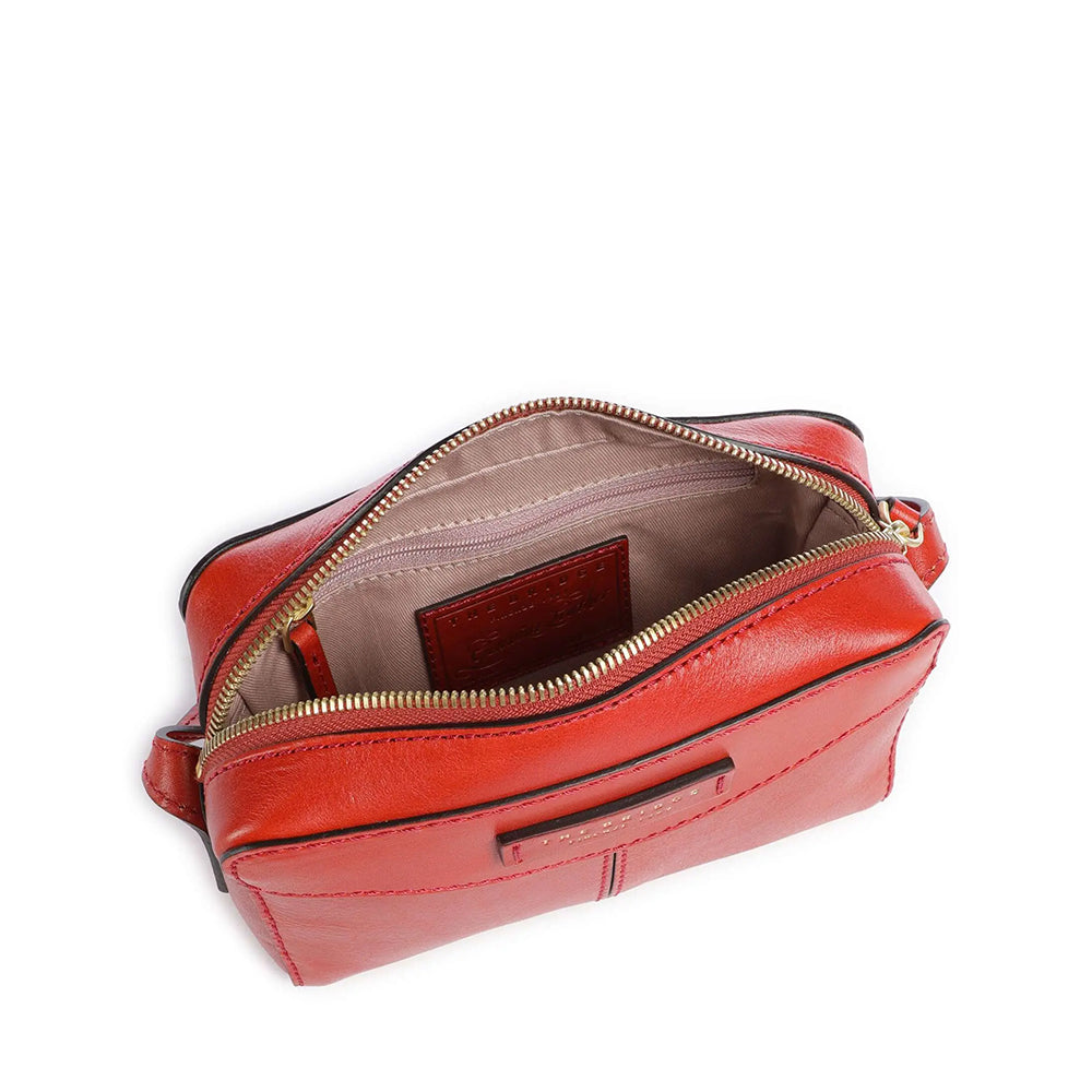 Kameratasche THE BRIDGE Gloria-Linie in gebranntem Orangeleder