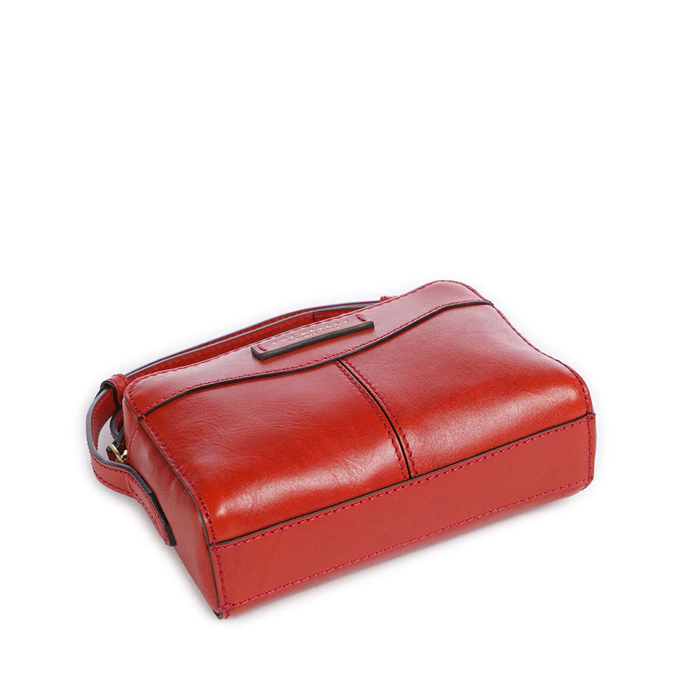 Kameratasche THE BRIDGE Gloria-Linie in gebranntem Orangeleder