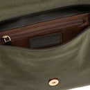 THE BRIDGE Damen-Umhängetasche Bice-Linie aus tirolgrünem Leder