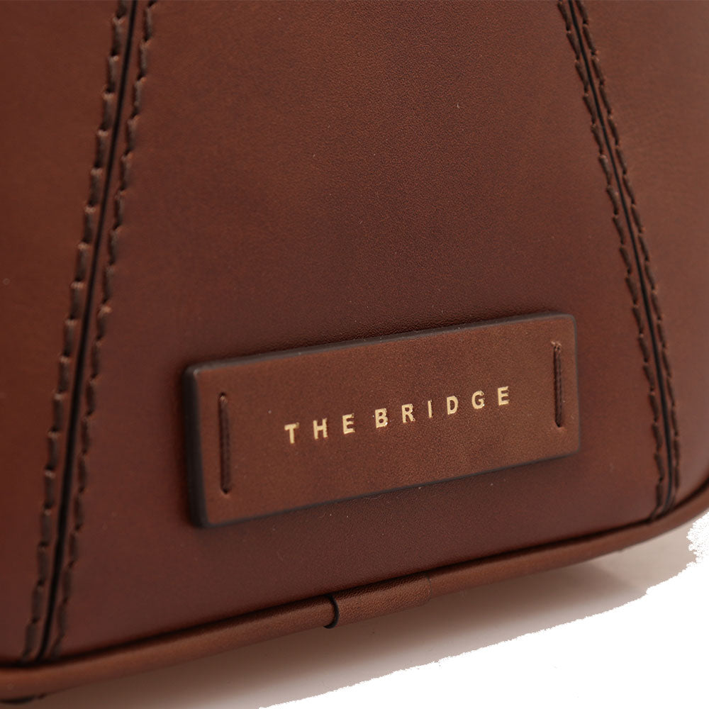 Borsa Donna a Tracolla THE BRIDGE linea Brigida in Pelle Marrone