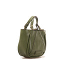 Borsa Donna a Mano con Tracolla THE BRIDGE linea Brigida in Pelle Verde Cipresso