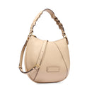 Borsa Donna Hobo Media con Tracolla THE BRIDGE linea Brigida in Pelle color Panna