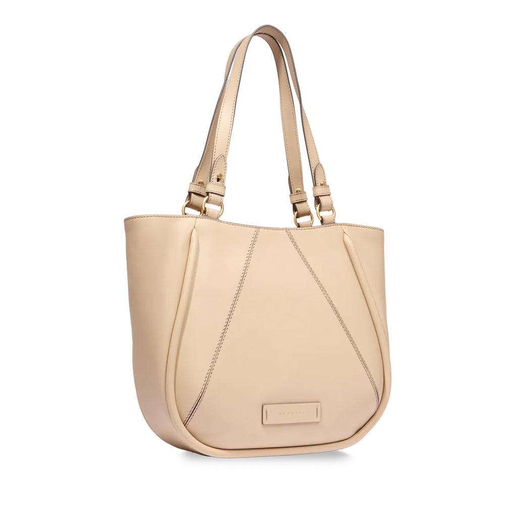 Shopping Bag Donna THE BRIDGE linea Brigida in Pelle color Panna