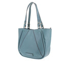 Shopping Bag Donna THE BRIDGE linea Brigida in Pelle color Sky