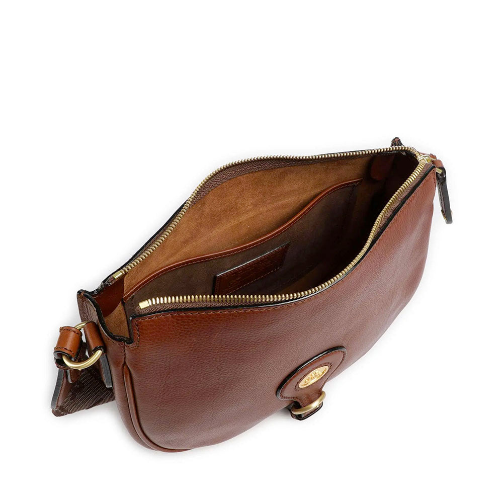 Borsa Donna a Tracolla Media THE BRIDGE linea Isadora in Pelle Marrone