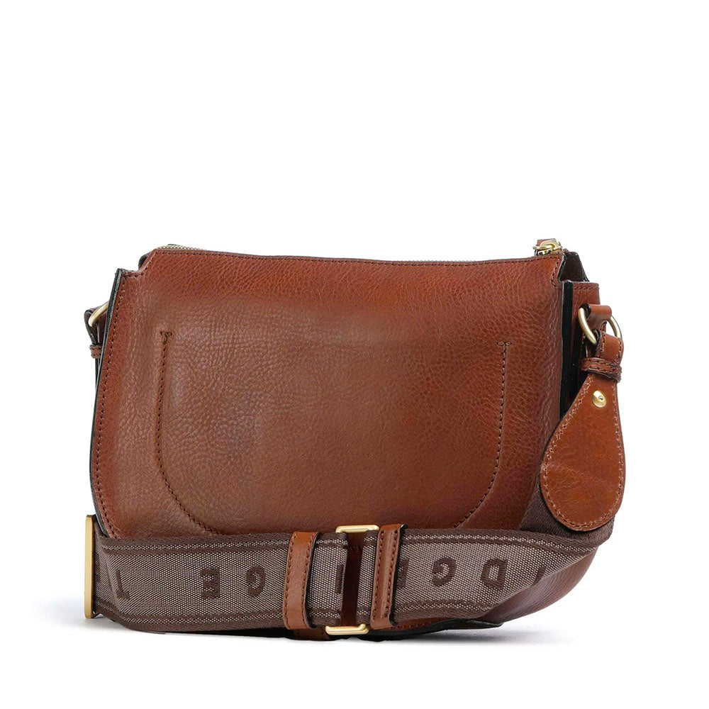 Borsa Donna a Tracolla Media THE BRIDGE linea Isadora in Pelle Marrone