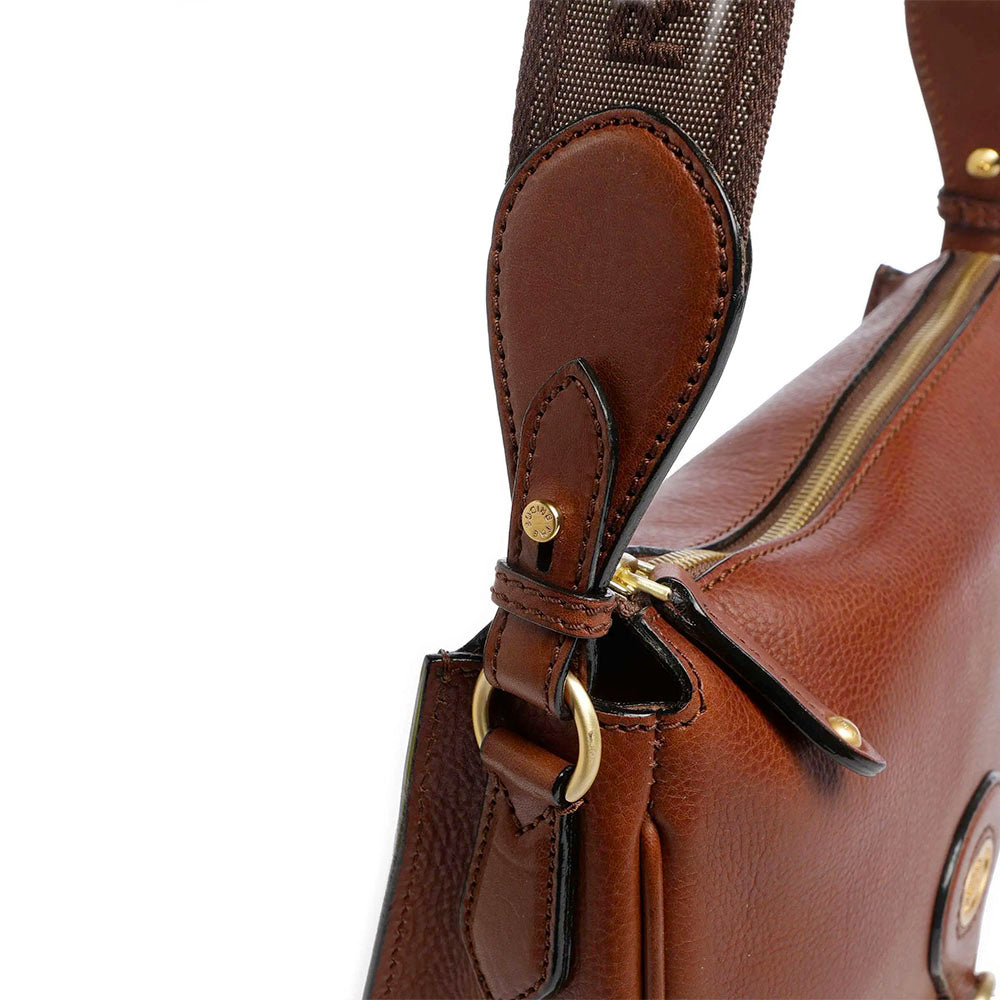 Borsa Donna a Tracolla Media THE BRIDGE linea Isadora in Pelle Marrone