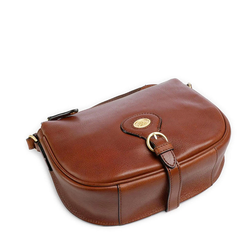 Borsa Donna a Tracolla Media THE BRIDGE linea Isadora in Pelle Marrone