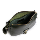 Borsa Donna a Tracolla Media THE BRIDGE linea Isadora in Pelle Verde Tirolo