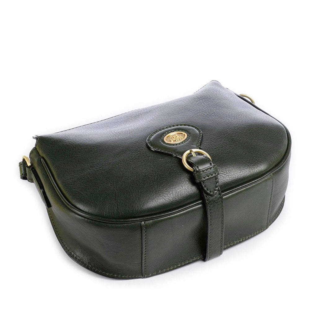 Borsa Donna a Tracolla Media THE BRIDGE linea Isadora in Pelle Verde Tirolo