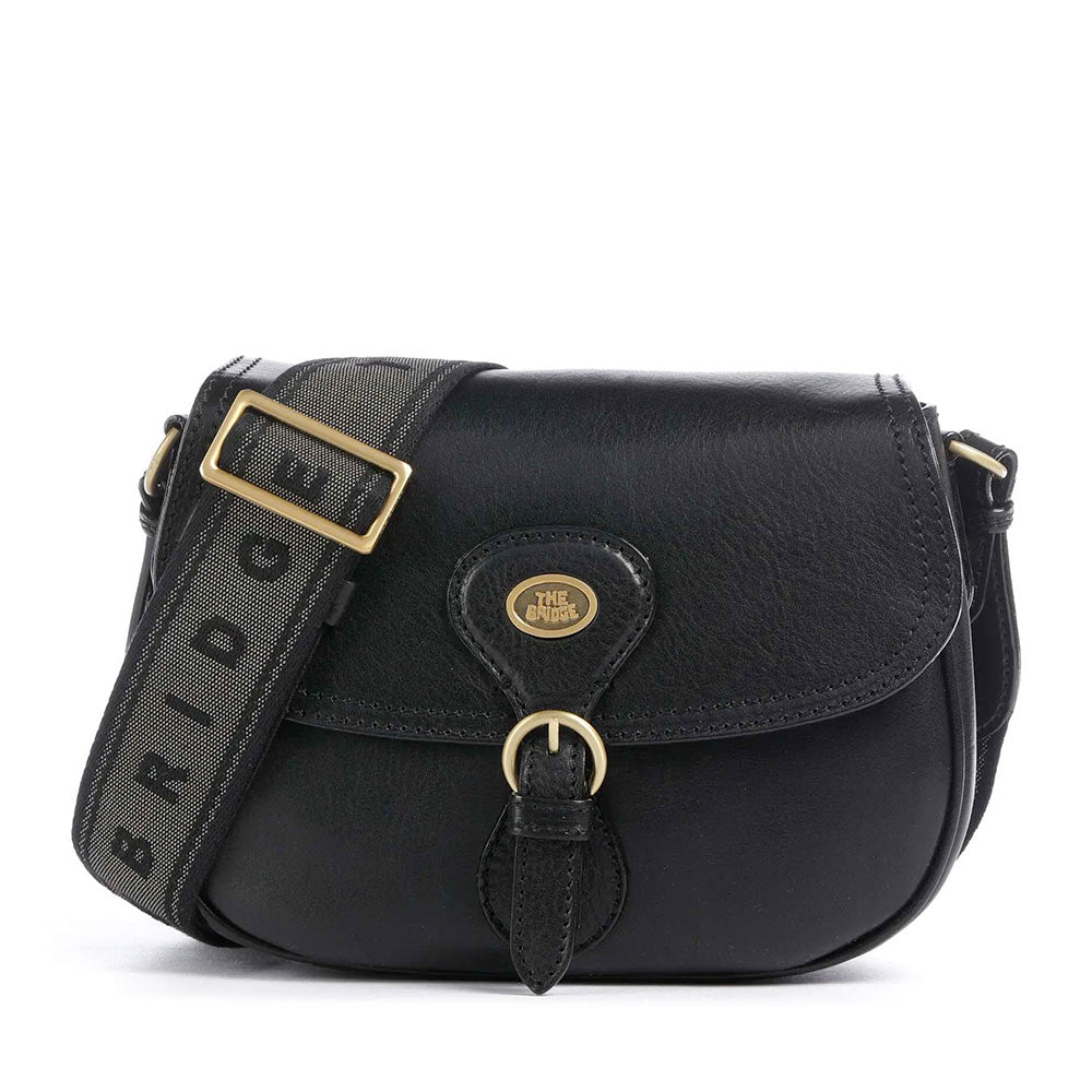 Borsa Donna a Tracolla THE BRIDGE linea Isadora in Pelle Nera