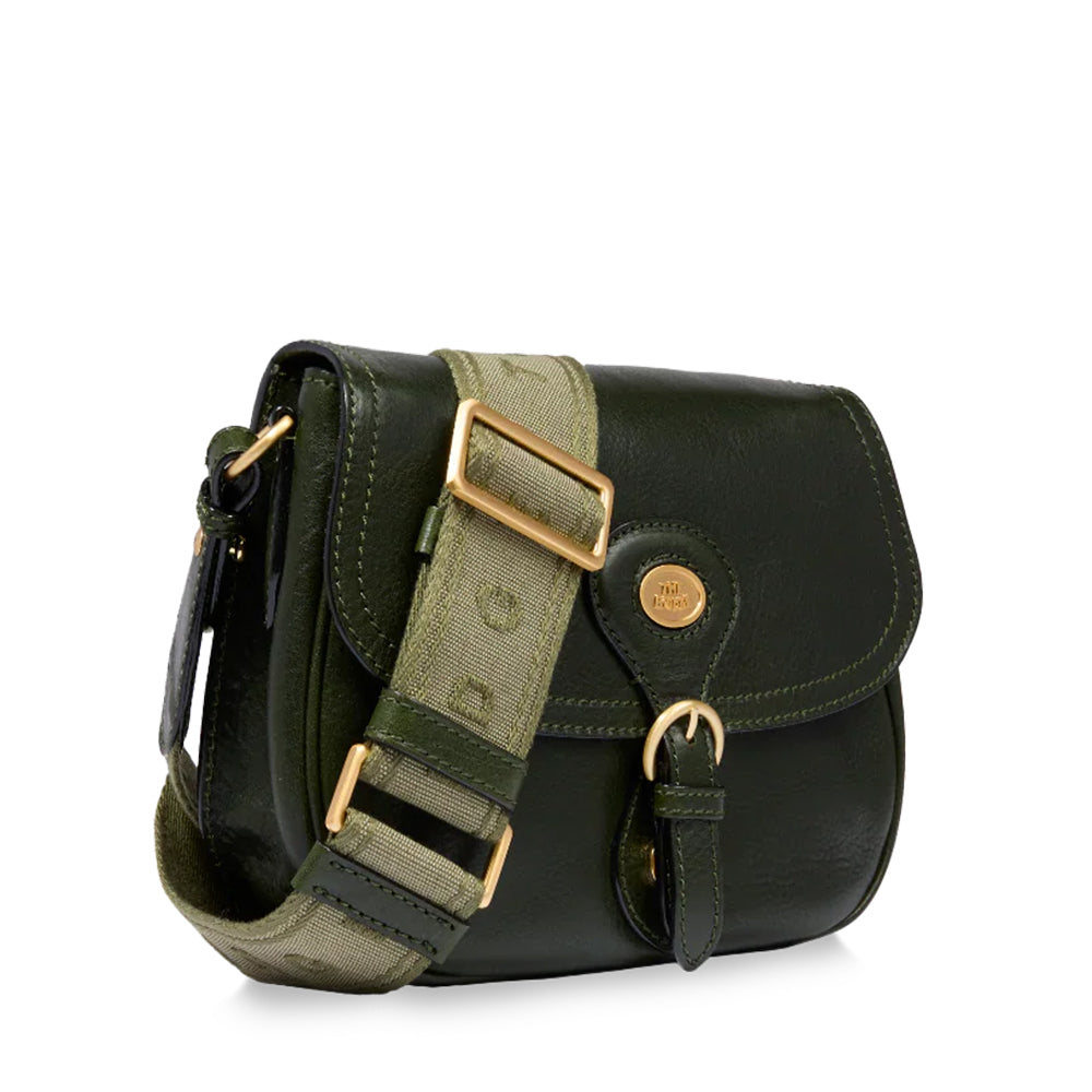 Borsa Donna a Tracolla THE BRIDGE linea Isadora in Pelle Verde Tirolo