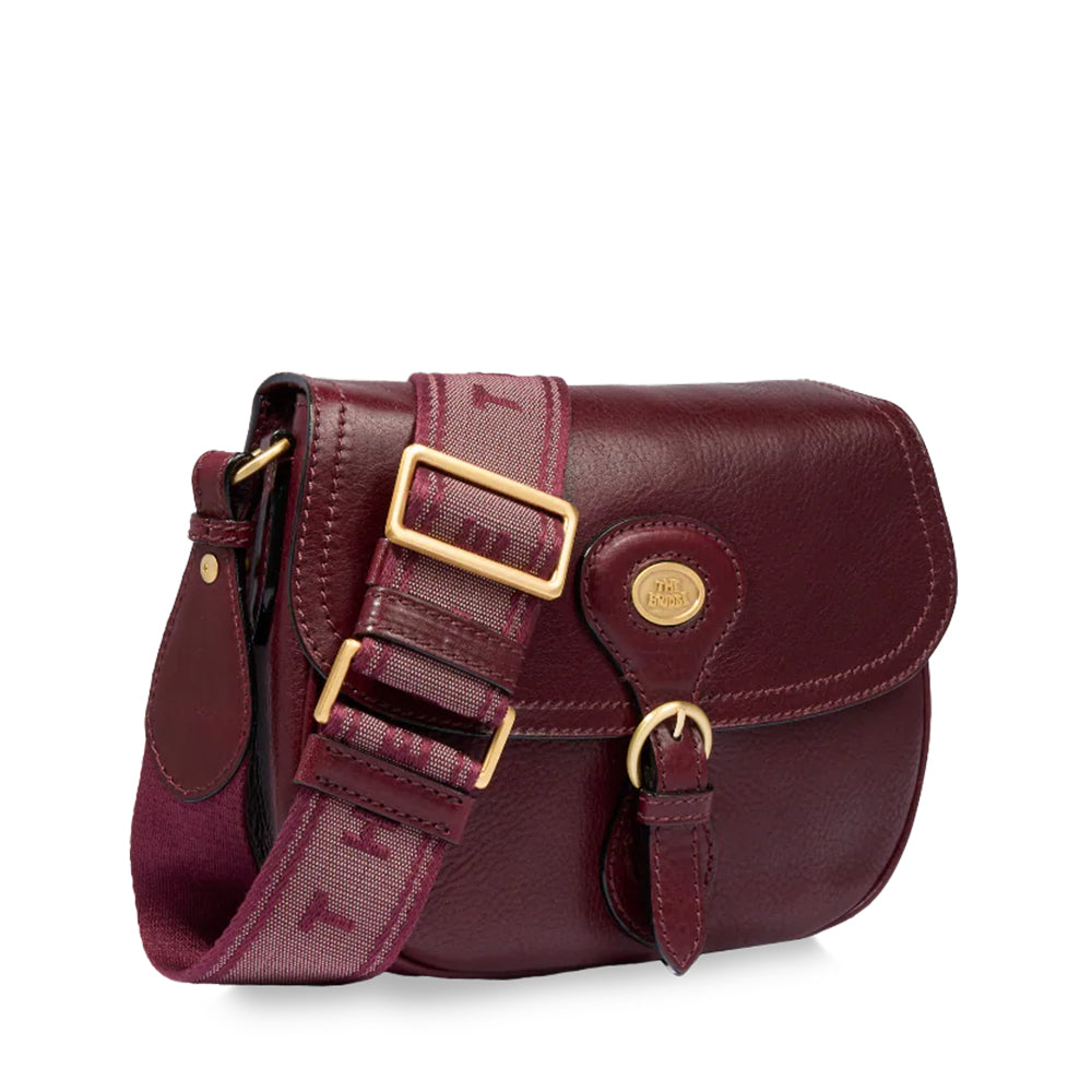 Borsa Donna a Tracolla THE BRIDGE linea Isadora in Pelle color Mosto