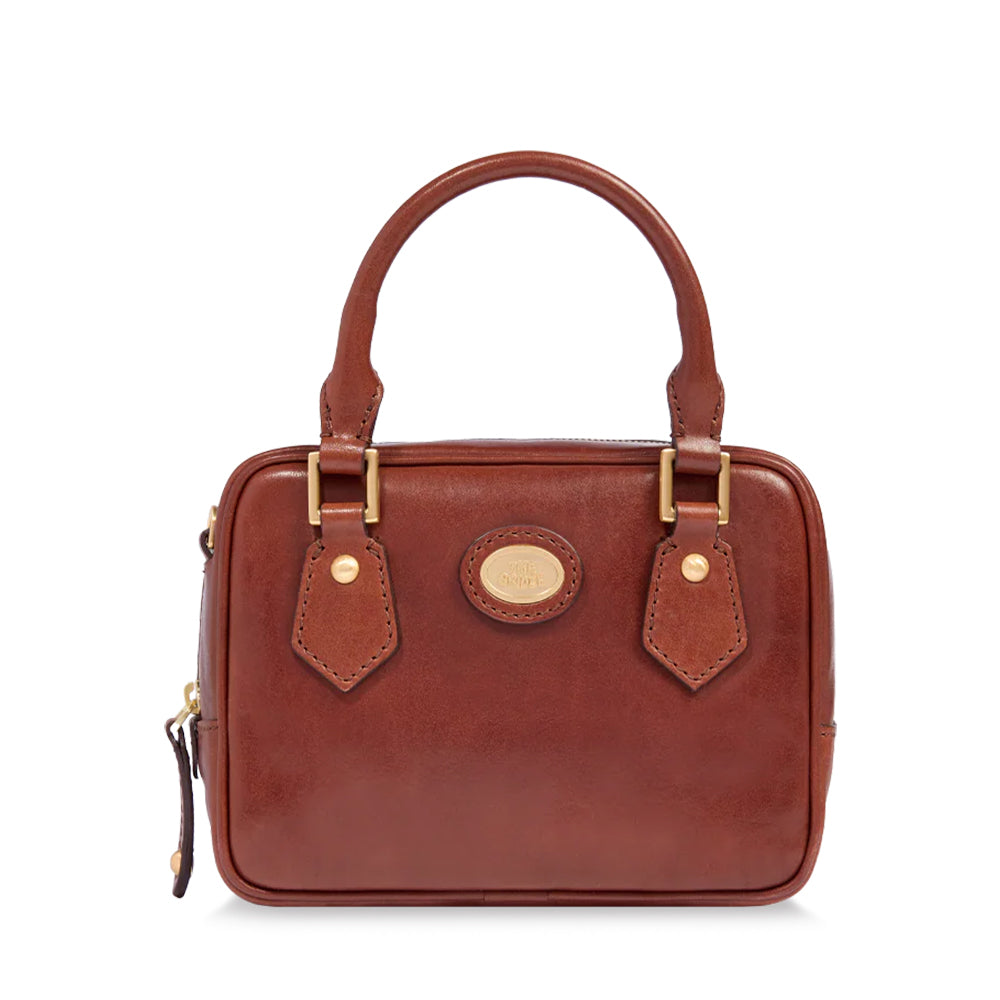 Bauletto Donna Mini THE BRIDGE linea Story in Pelle Marrone