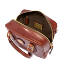 Bauletto Donna Mini THE BRIDGE linea Story in Pelle Marrone