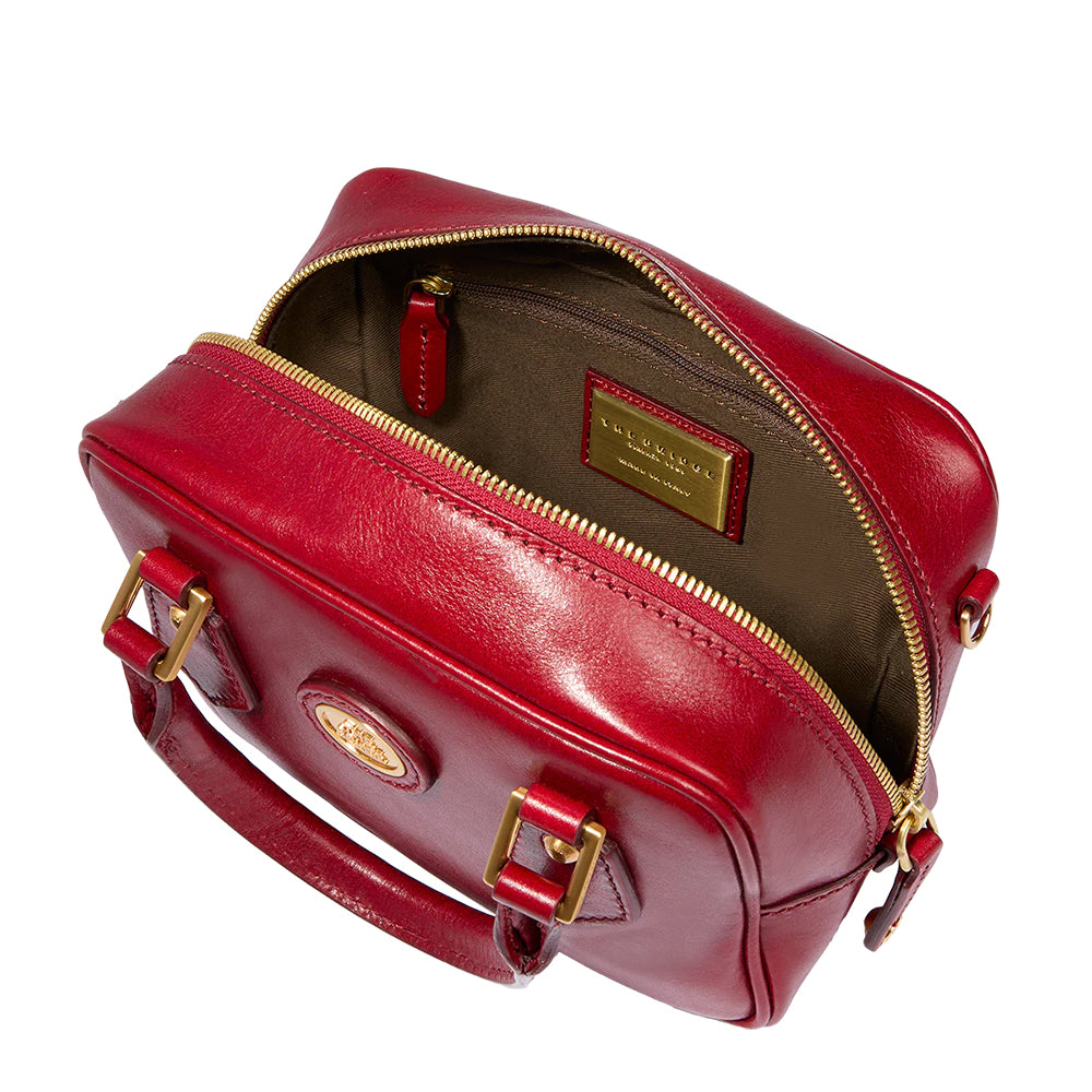 Bauletto Donna Mini THE BRIDGE linea Story in Pelle Rosso Ribes
