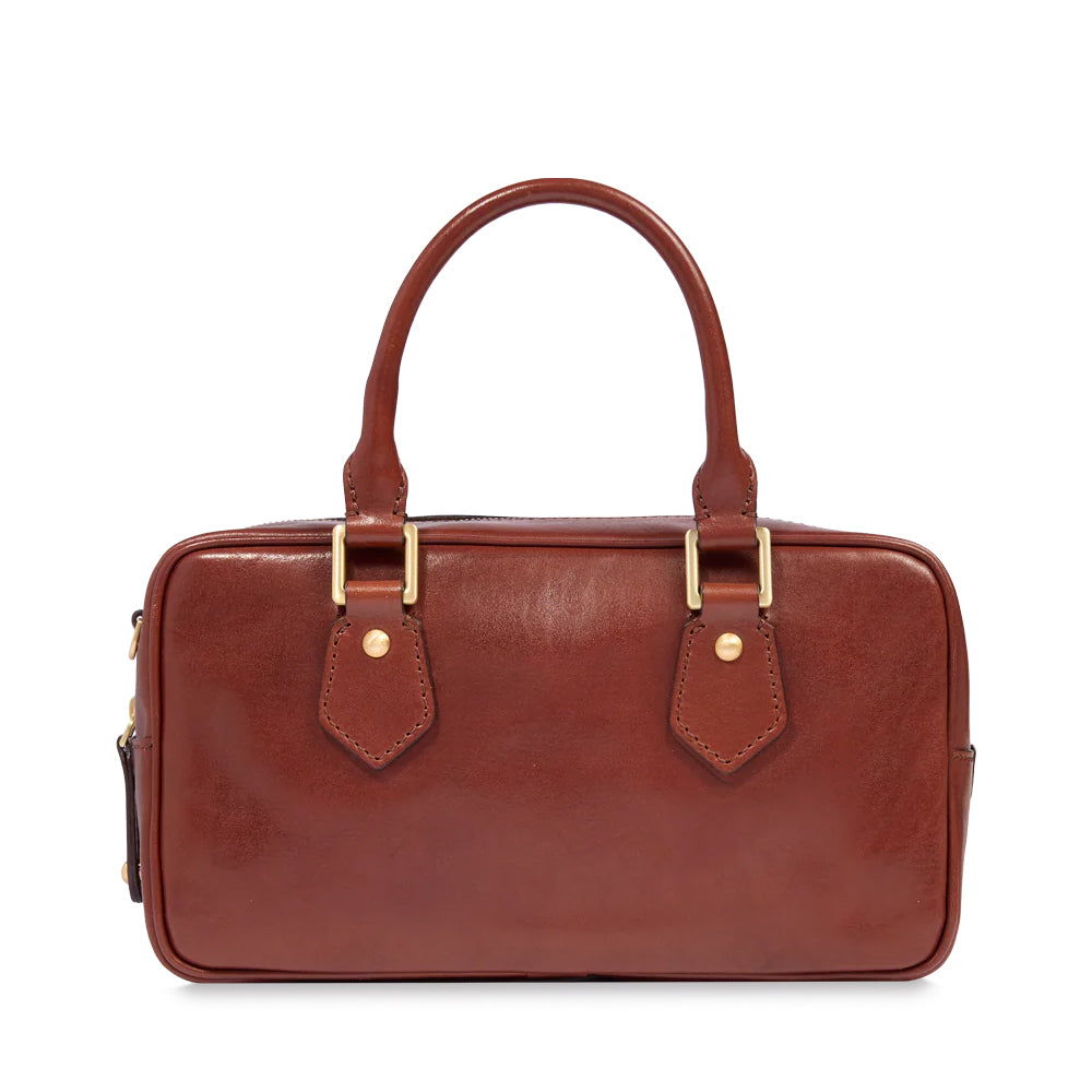 Bauletto Donna con Tracolla THE BRIDGE linea Story in Pelle Marrone
