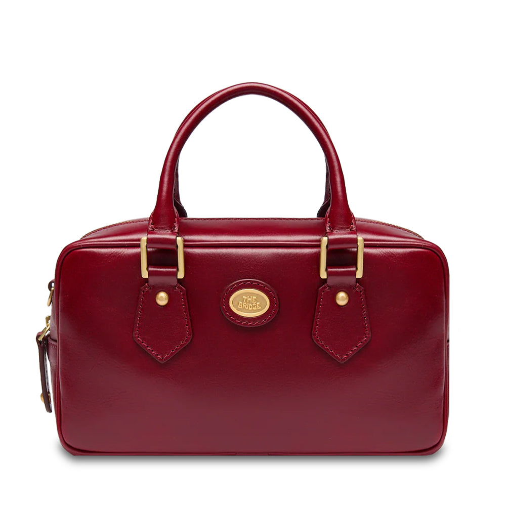 Bauletto Donna con Tracolla THE BRIDGE linea Story in Pelle Rosso Ribes