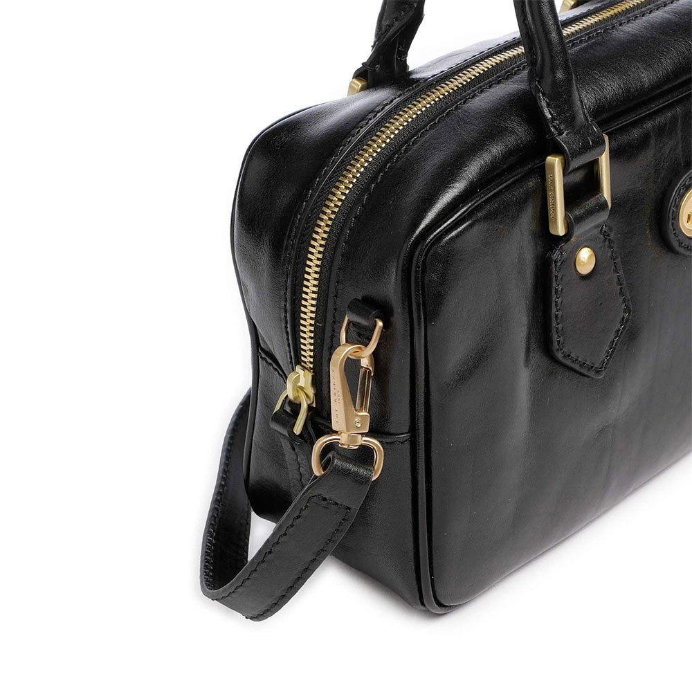 Bauletto Donna con Tracolla THE BRIDGE linea Story in Pelle Nera
