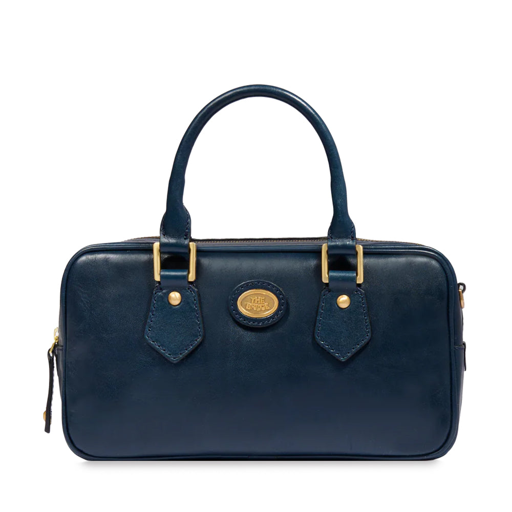 Bauletto Donna con Tracolla THE BRIDGE linea Story in Pelle Blu Oltremare