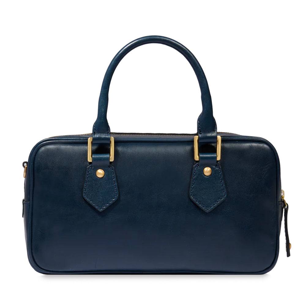 Bauletto Donna con Tracolla THE BRIDGE linea Story in Pelle Blu Oltremare