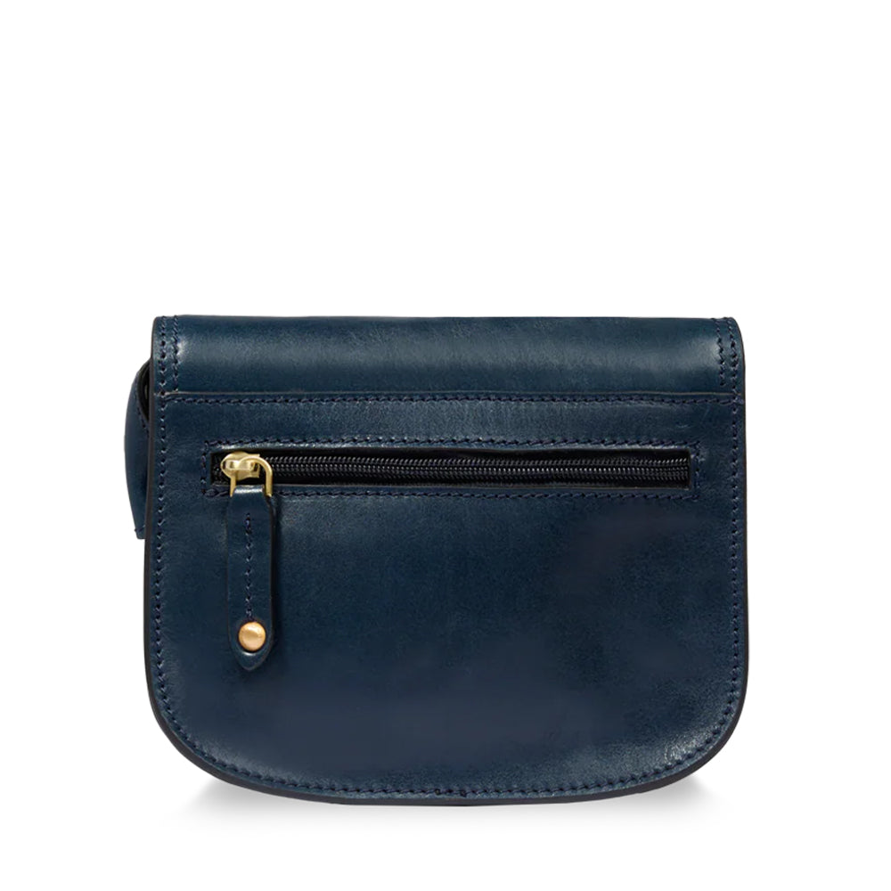 Borsa Donna a Tracolla Small THE BRIDGE linea Story in Pelle Blu Oltremare