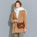 THE BRIDGE Damen-Umhängetasche Benedetta-Linie aus braunem Leder