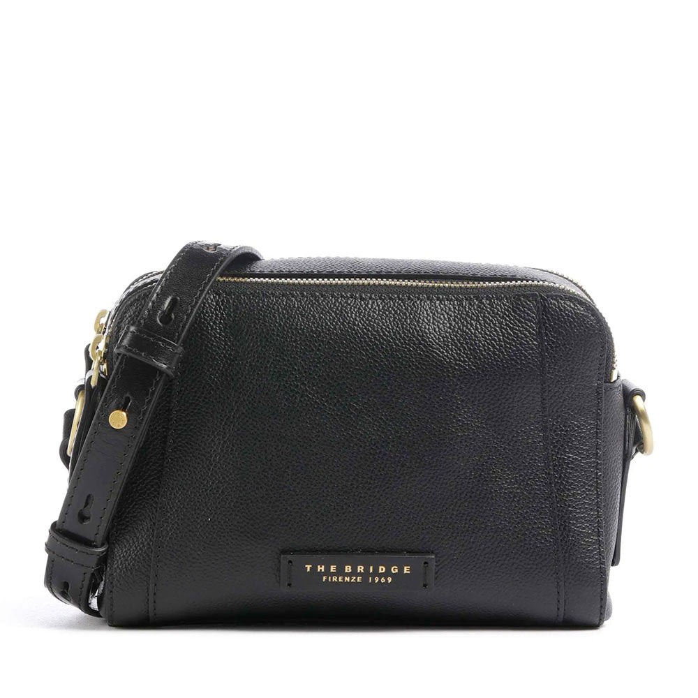 Borsa Donna a Tracolla THE BRIDGE linea Ines in Pelle Nera