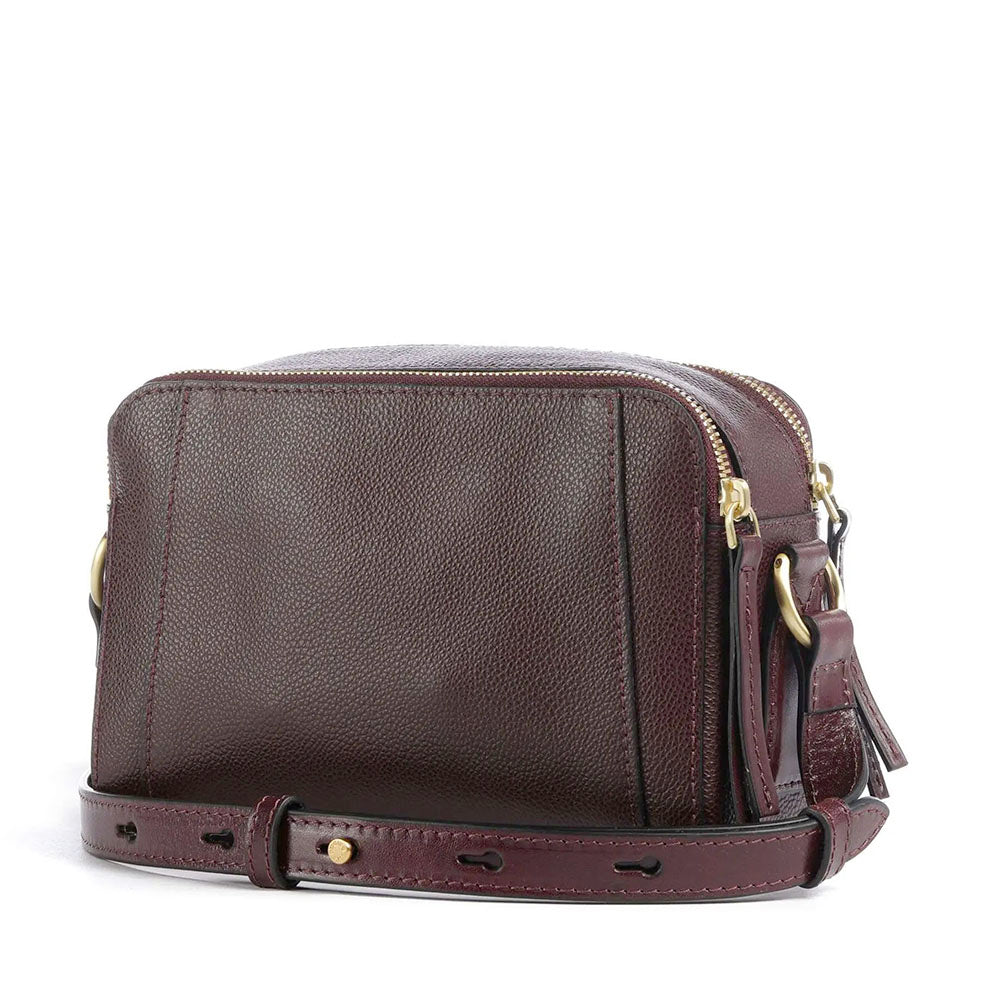 Borsa Donna a Tracolla THE BRIDGE linea Ines in Pelle color Mosto