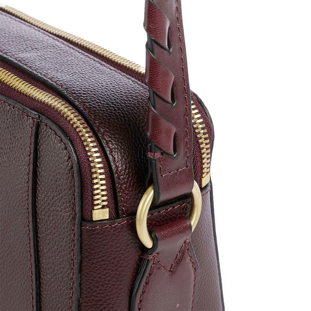 Borsa Donna a Tracolla THE BRIDGE linea Ines in Pelle color Mosto