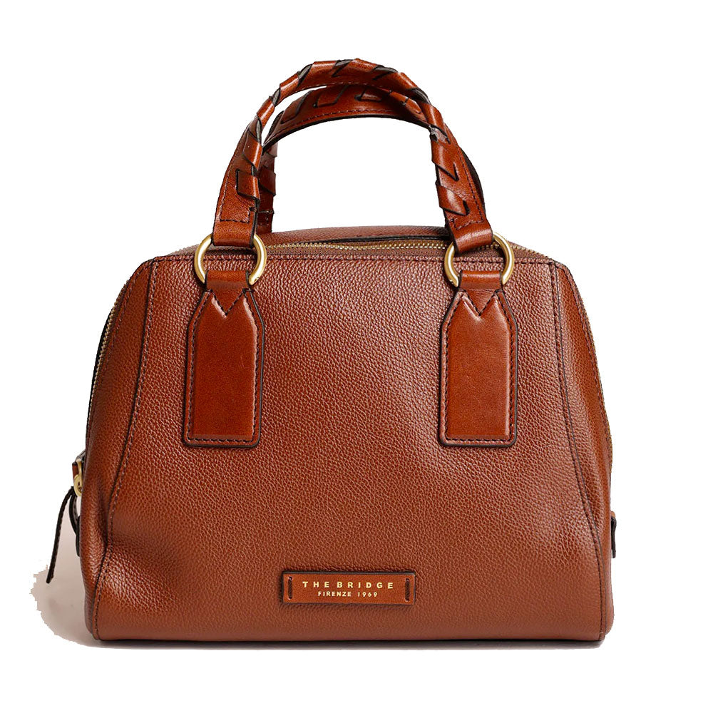 Borsa Donna a Mano Media THE BRIDGE linea Ines in Pelle Marrone