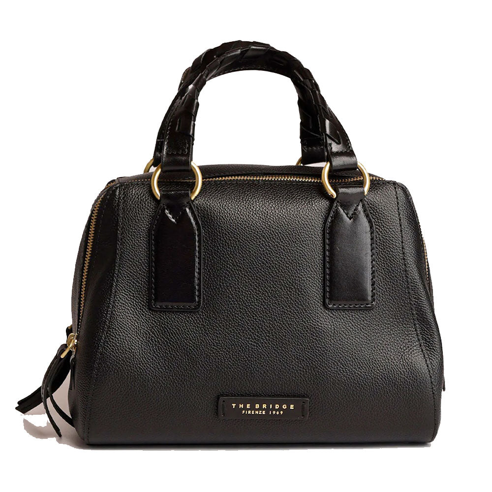 Borsa Donna a Mano Media THE BRIDGE linea Ines in Pelle Nera