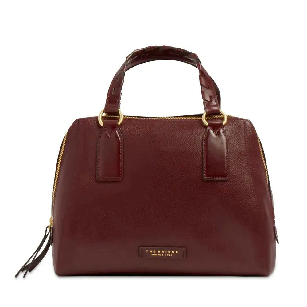 Borsa Donna a Mano Large THE BRIDGE linea Ines in Pelle Viola