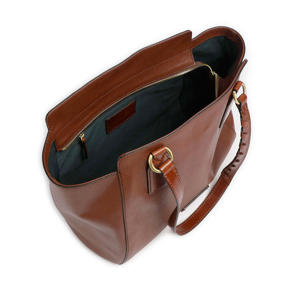 Shopping Bag Donna THE BRIDGE linea Ines in Pelle Marrone