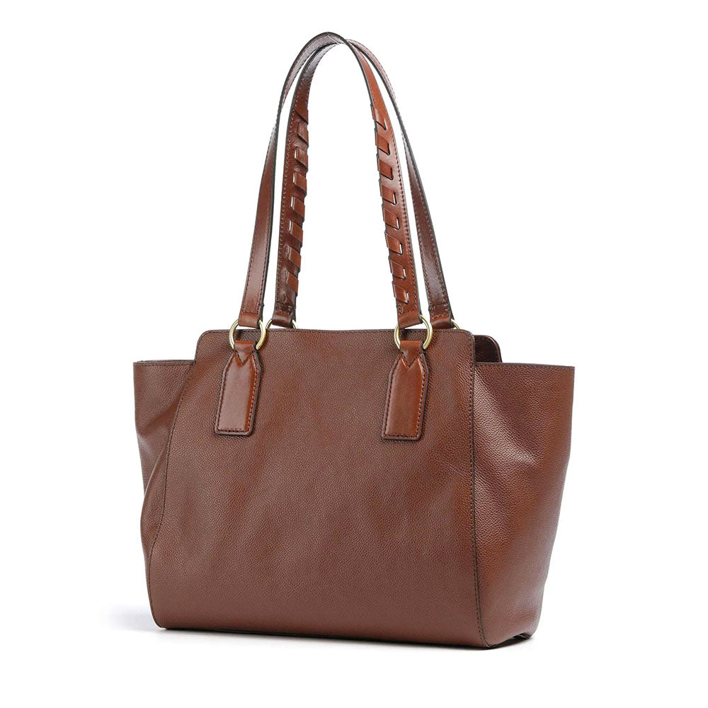 Shopping Bag Donna THE BRIDGE linea Ines in Pelle Marrone