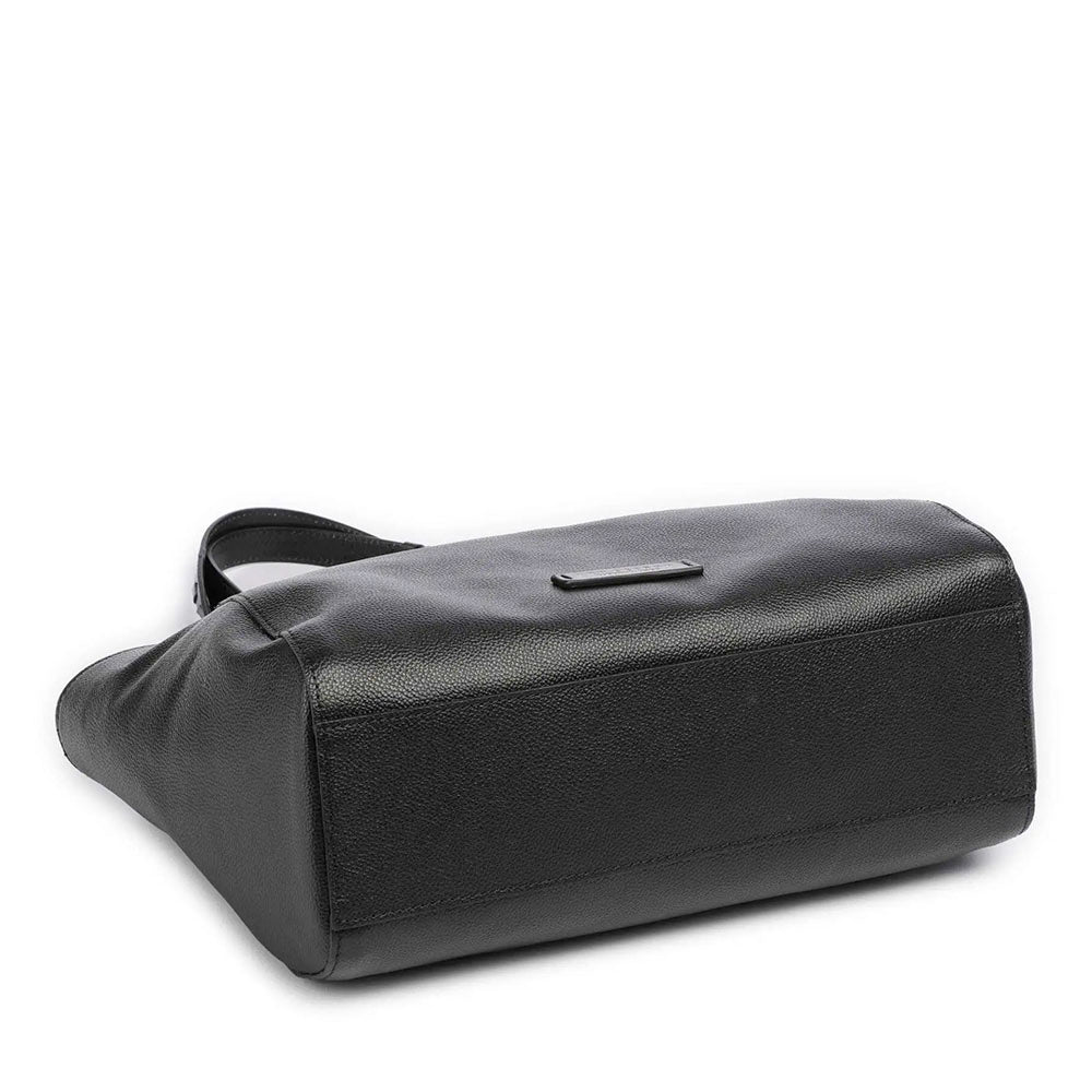 Shopping Bag Donna THE BRIDGE linea Ines in Pelle Nera