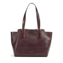Shopping Bag Donna THE BRIDGE linea Ines in Pelle color Mosto