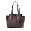 Shopping Bag Donna THE BRIDGE linea Ines in Pelle color Mosto