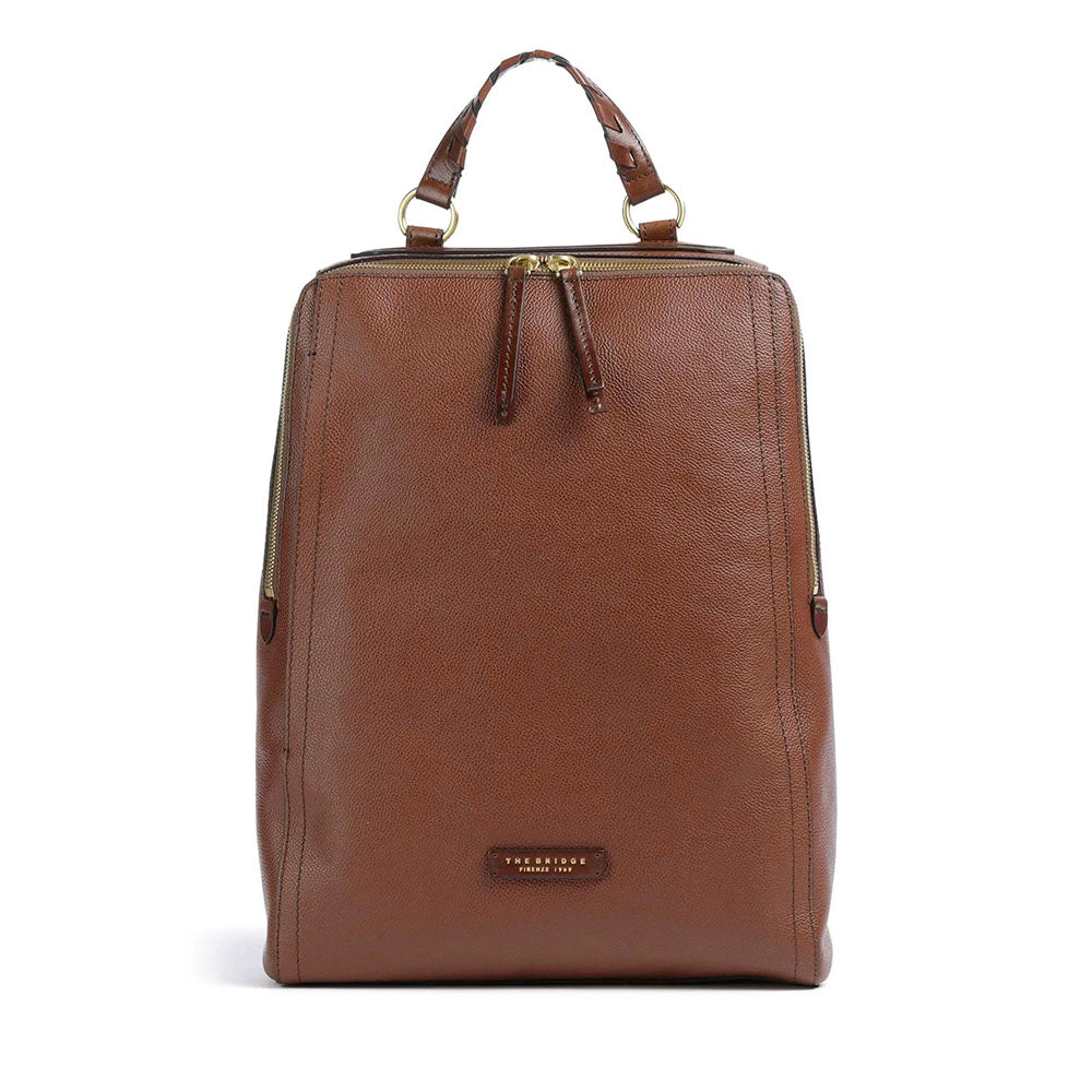 Zaino Donna THE BRIDGE linea Ines in Pelle Marrone