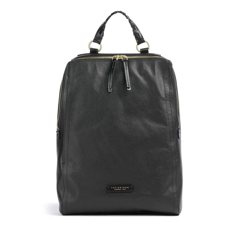 Zaino Donna THE BRIDGE linea Ines in Pelle Nera