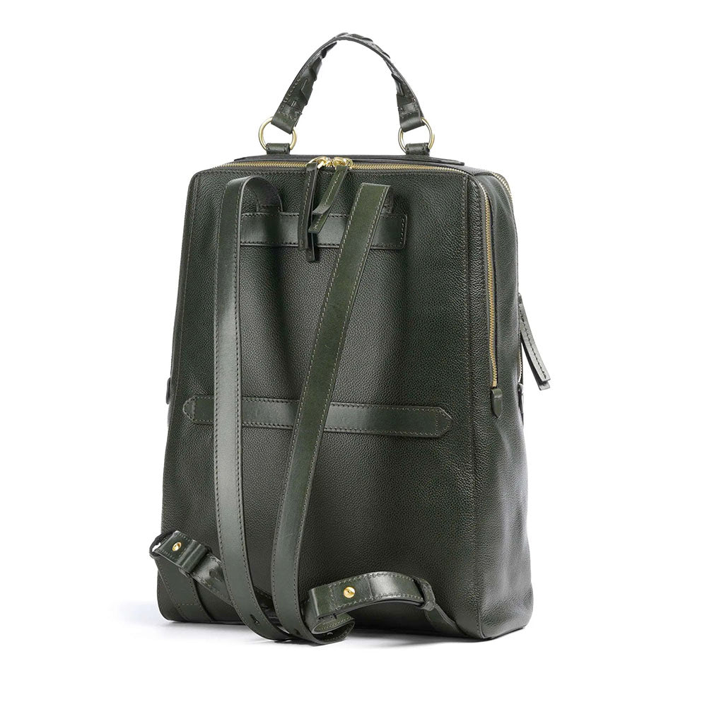 Zaino Donna THE BRIDGE linea Ines in Pelle Verde Tirolo