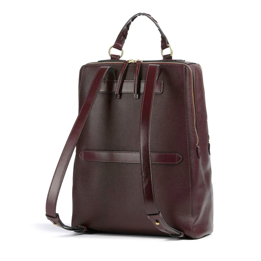 Zaino Donna THE BRIDGE linea Ines in Pelle color Mosto