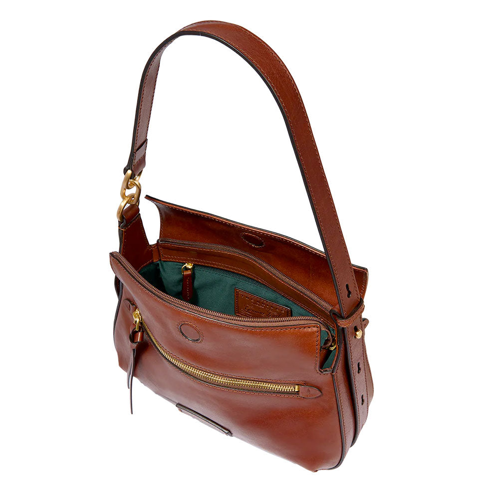 Borsa Donna a Spalla THE BRIDGE linea Ingrid in Pelle Marrone