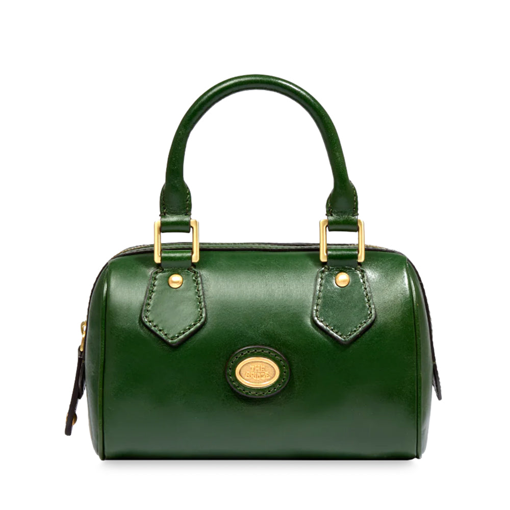 THE BRIDGE Story Line Mini-Handtasche aus englischem grünem Leder