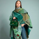 THE BRIDGE Story Line Mini-Handtasche aus englischem grünem Leder