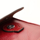 Kleine Herrentasche THE BRIDGE aus gehämmertem Leder in Burgunderrot, Linie Capalbio, hergestellt in Italien