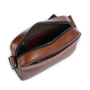 Borsello Uomo Orizzontale THE BRIDGE linea Giacomo in Pelle Marrone