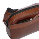 Borsello Uomo Orizzontale THE BRIDGE linea Giacomo in Pelle Marrone