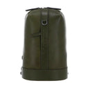 THE BRIDGE Giacomo Herren-Umhängetasche aus thymiangrünem Leder