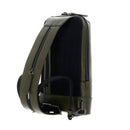 THE BRIDGE Giacomo Herren-Umhängetasche aus thymiangrünem Leder